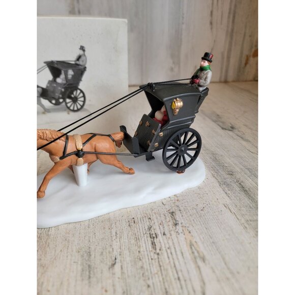Dept 56 55816 Kings road cab heritage village accessory Xmas - Picture 3 of 12